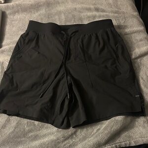 lululemon athletica Lined Black Athletic Shorts